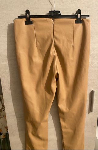 Pantalon de Cuero marron