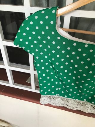 Bonito top camisa flamenca