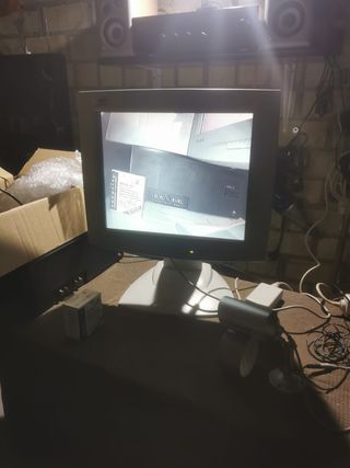 Cámara Color ccd, Convertidor, Transmisor, Monitor
