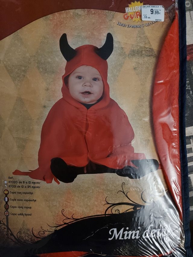 Disfraz bebe diablo