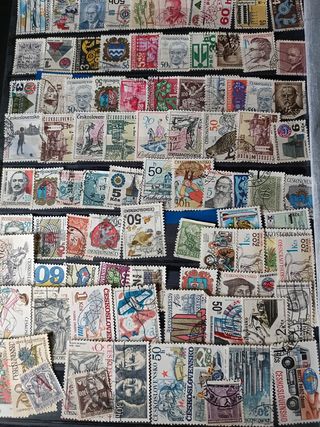 LOTE 80 SELLOS CHECOSLOVAQUIA