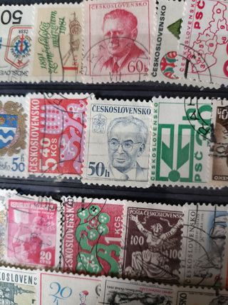 LOTE 80 SELLOS CHECOSLOVAQUIA