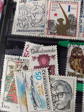 LOTE 80 SELLOS CHECOSLOVAQUIA