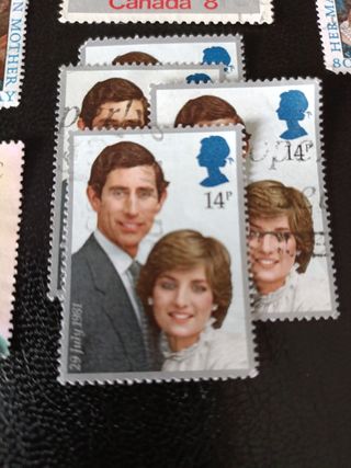 LOTE SELLOS QUEEN ELIZABETH