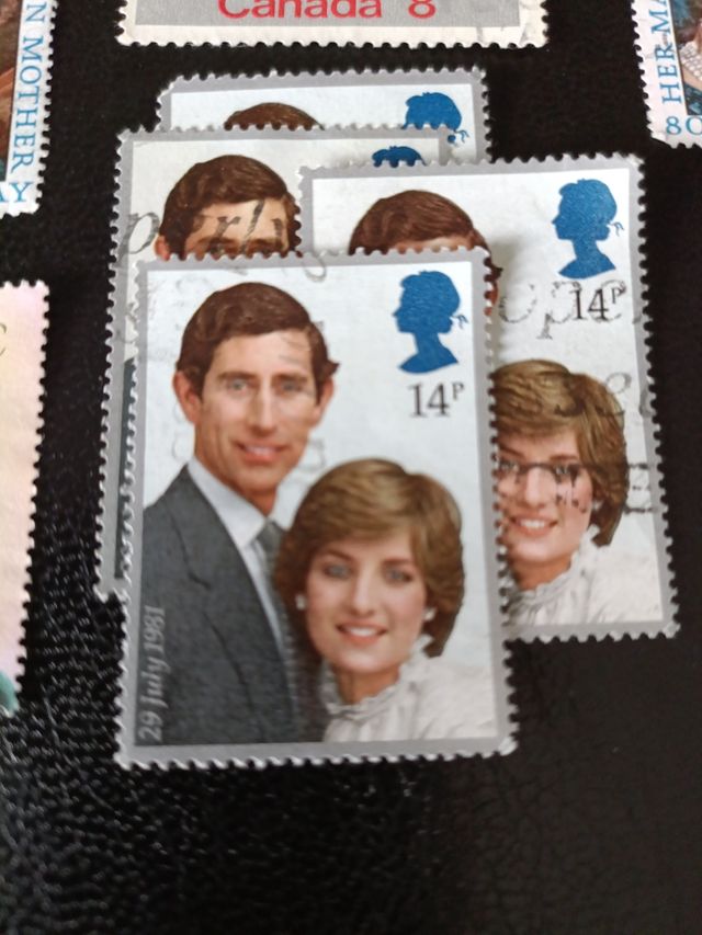 LOTE SELLOS QUEEN ELIZABETH