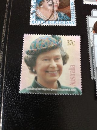 LOTE SELLOS QUEEN ELIZABETH