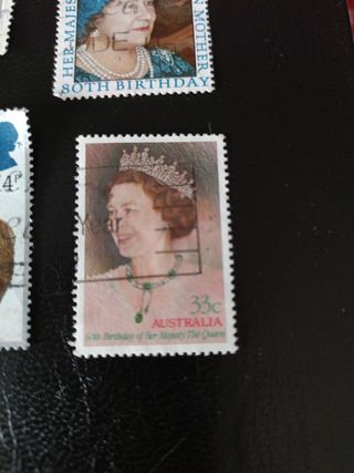 LOTE SELLOS QUEEN ELIZABETH