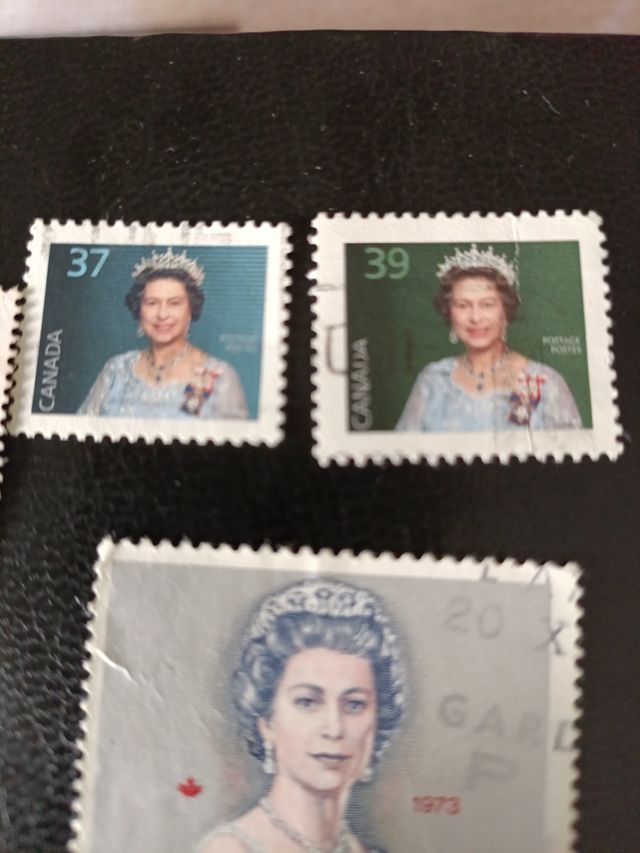 LOTE SELLOS QUEEN ELIZABETH