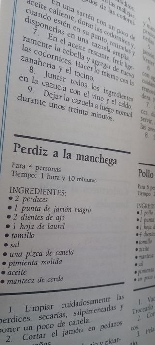 Libro cocina española