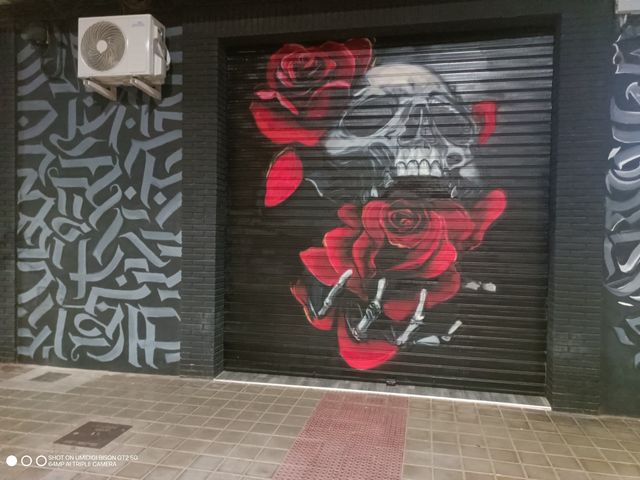 Grafiti Deco pintor mural rótulo cartel luminoso