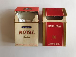 LOTTO 2 RARI PACCHETTI SIGARETTE ISRAELE VINTAGE