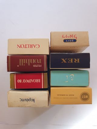 LOTTO 8 RARI PACCHETTI SIGARETTE ESTERE VINTAGE