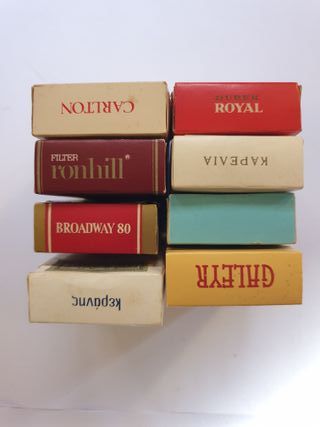 LOTTO 8 RARI PACCHETTI SIGARETTE ESTERE VINTAGE