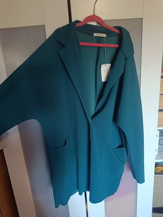 Blazer mujer turquesa