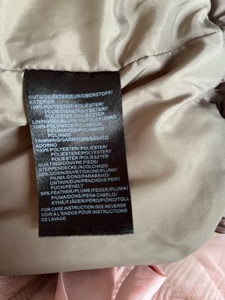 Parka, plumas
