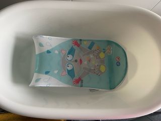 Bañera bebé con hamaca de baño