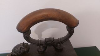 Plancha de carbón antigua