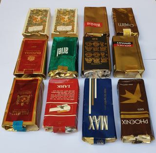 LOTTO D DI 12 PACCHETTI SIGARETTE MORBIDE ESTERE