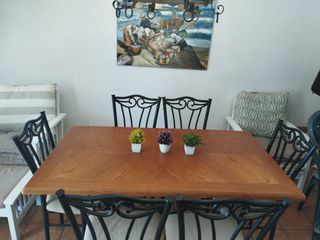 Mesa comedor y 6 sillas