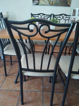 Mesa comedor y 6 sillas