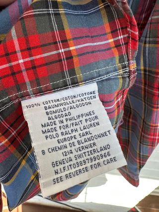 POLO RALPH LAUREN camisa rayas talla M