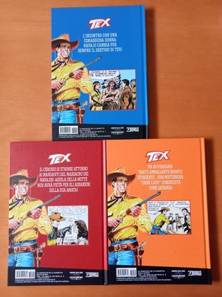 7 TEX Fumetti vintage cartonato