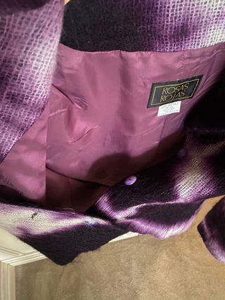 Chaqueta  corta de  mohair talla 40