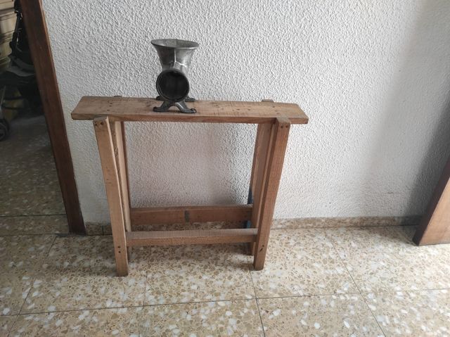 picadora embutidos antigua ,con todos los accesori