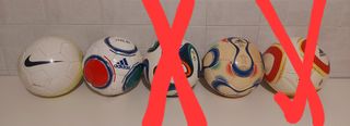 Palloni da Calcio (Jabulani, Glider, Mer