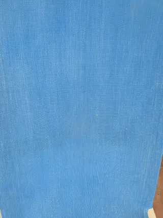 dos Hamacas de piscina de resina azul y blanca