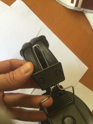 Casco musica retro de los 80