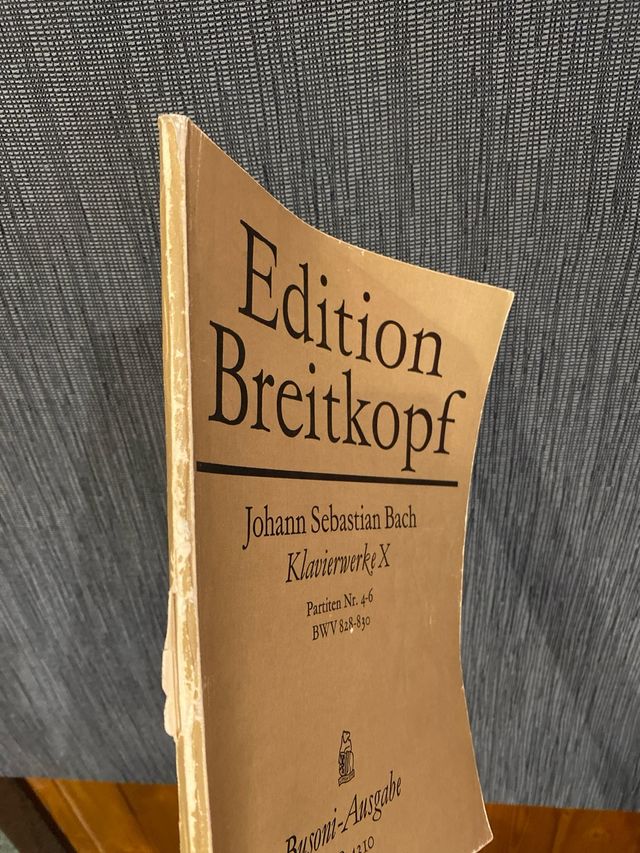 Partitas 4-6 partituras + doble CD