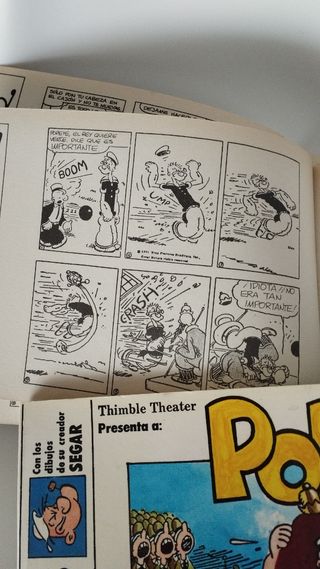 Cómics de Popeye.