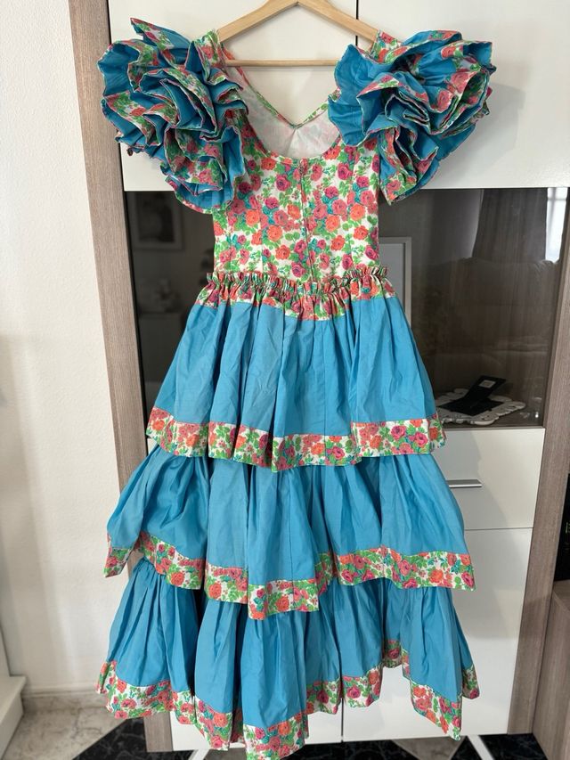 Traje de flamenca niña 