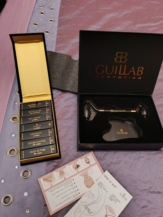 Rodillo y piedra , set Discovery 7 perfumes