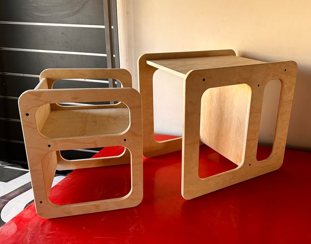 Montessori KIT Mesa y Silla para niños infantil