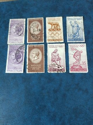 LOTE SELLOS ITALIA ANTIGUOS 1960