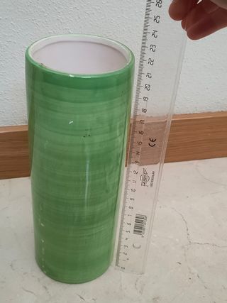 Jarrón verde