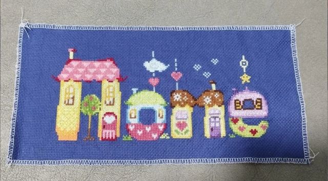 Cuadro punto de cruz