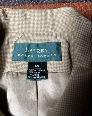 Lauren Ralph Lauren Coat Beige Cappotto XL