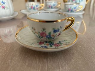 Juego de café de porcelana
