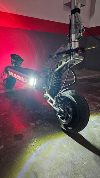 Patinete eléctrico 4000w, 75/80km/h o cambio 