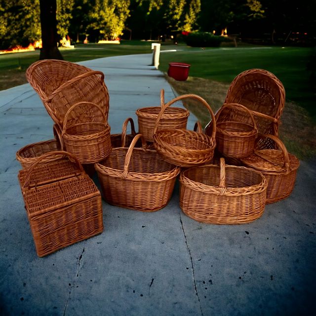 Cestas de mimbre