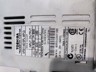 Variador de frecuencia 1.5kw