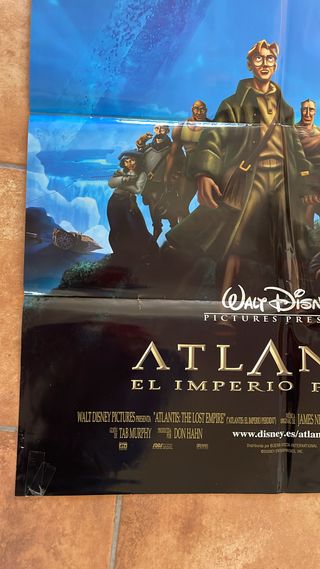 ATLANTIS DISNEY POSTER ORIGINAL