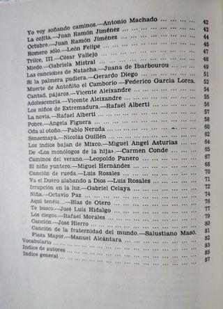 Poesía de España y América, 1964