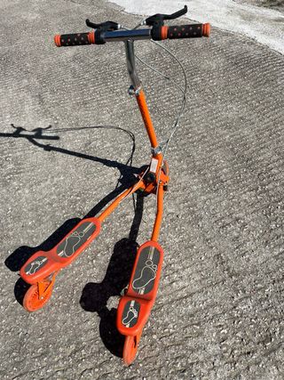 Patinete doble naranja