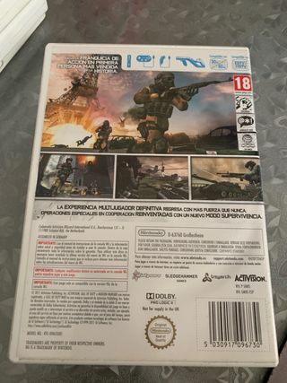 call of duty mw3 wii