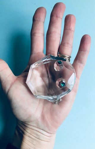 🐸🐸Coppia rane cristallo Boemia modello Svaroski