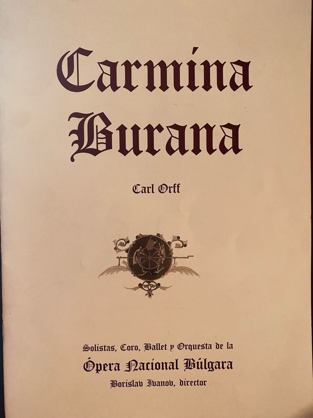 Carmina Burana libreto